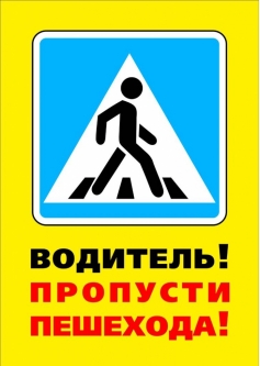 Пропусти пешехода!